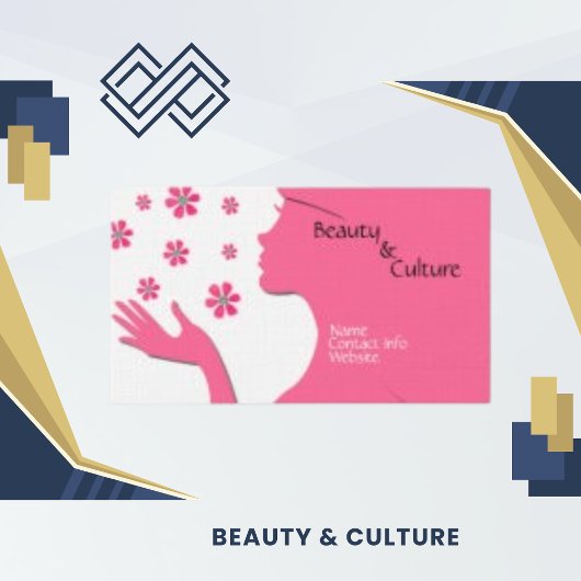 Elegant chique premium linnen papier contactkaartje