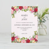 Elegant chique romantisch minimalistisch klassiek  kaart (Staand voorkant)