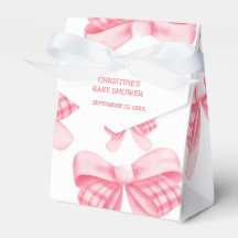 Elegant & Chique Roze Bow Meisje Baby shower