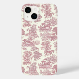 Elegant  chique roze paardentoilet Case-Mate iPhone 14 hoesje