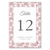 Elegant  chique roze paardentoilet kaart (Voorkant)