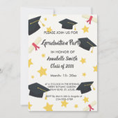 Elegant chique ster Afstuderen Kaart (Voorkant)