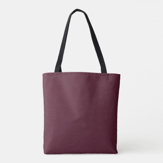 Elegant chique Waterverf Roos roze bordeaux bloemi Tote Bag (Achterkant)
