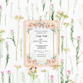 Elegant chique Waterverf Vrijgezellenfeest Kaart