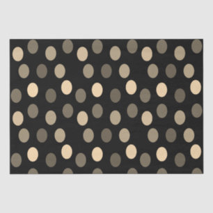 Elegant chique zwart goud grijs minimalistische ge tissuepapier