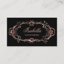 Elegant Chique Zwart Roos Goud  Ornament