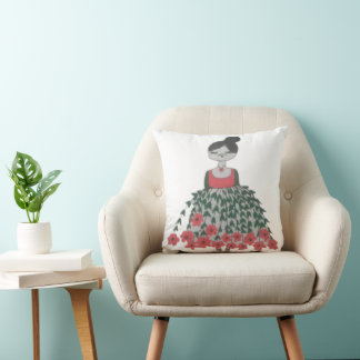 Elegant Chitrali borduurkussen Kussen