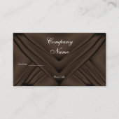 Elegant Chocolate Silk Purse Company Visitekaartje (Voorkant)