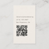 Elegant Chocolate Tasting Minimal Visitekaartje (Achterkant)