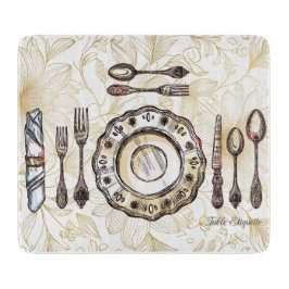 Elegant chopping board snijplank