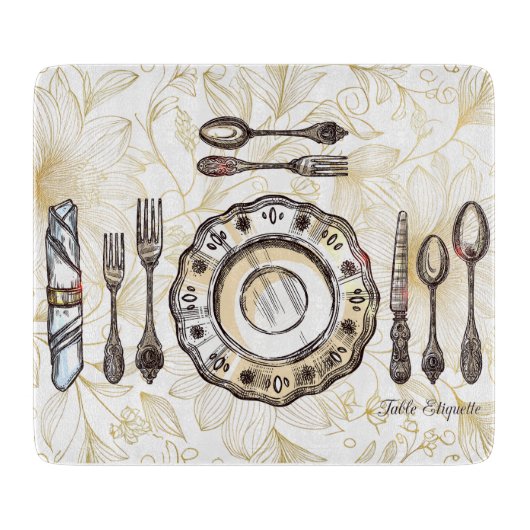 Elegant chopping board snijplank (Voorkant)