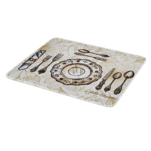 Elegant chopping board snijplank (Hoek)