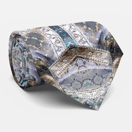 Elegant Christelijk Baroque Pattern Stropdas (Opgerold)