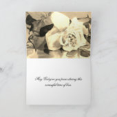 Elegant Christelijk Condoleance KJV Bijbelsympathi Kaart (Binnen)