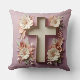 Elegant Christelijk Cross Pillow Ai ontwerp Kussen