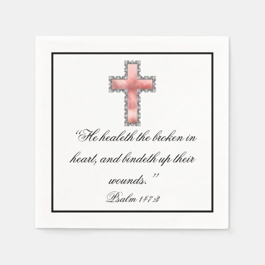 Elegant Christelijk sympathie Servet (Voorkant)