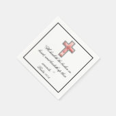 Elegant Christelijk sympathie Servet (Hoek)