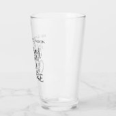 Elegant Christelijk Wedding Scripting Quote Gift Glas (Links)