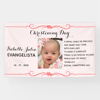 Elegant CHRISTENING DAY Event Party Spandoek