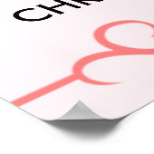 Elegant CHRISTEST DAY Event Party Welcome Sign Poster (Hoek)