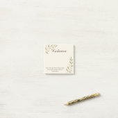Elegant Christian Botanical Sticky Post-It Notes (Op bureau)
