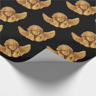 ELEGANT CHRISTMAS BEAUTIFUL GOLDEN ANGEL GIFTS CADEAUPAPIER