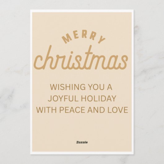 Elegant Christmas celebration Invitation  Kaart (Achterkant)