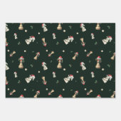 Elegant Christmas Chess Wrapping Paper Sheets (Voorkant 3)