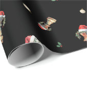 Elegant Christmas Chess Wrapping Paper Sheets Cadeaupapier (Rol Hoek)