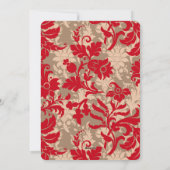 Elegant Christmas Floral Custom Photo  Feestdagenkaart (Achterkant)