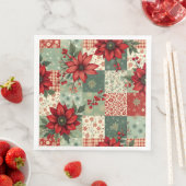 Elegant Christmas Floral Quilt Pattern Servet (Insitu)