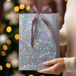 Elegant Christmas Glitter Gift Bag Medium Cadeauzakje