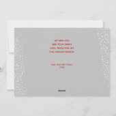 Elegant CHRISTMAS Greenery Photo Holiday Kaart (Achterkant)