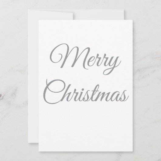 Elegant Christmas Greeting Card | Merry Christmas Bedankkaart (Achterkant)