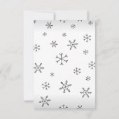 Elegant Christmas & Happy New Year Greeting Card (Achterkant)