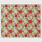 Elegant Christmas/Holiday Cadeaupapier (Vlak)