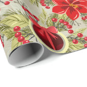 Elegant Christmas/Holiday Cadeaupapier (Rol Hoek)