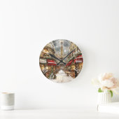 Elegant Christmas in Paris Holiday Ronde Klok (Huis)