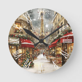 Elegant Christmas in Paris Holiday  Ronde Klok