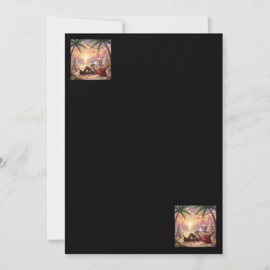 Elegant Christmas Invitation – A Festive Design  Kaart (Achterkant)