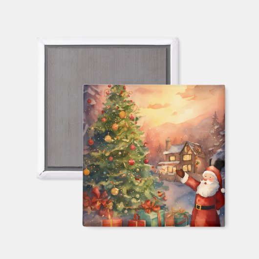 Elegant Christmas Magnet (Voorkant / Achterkant)