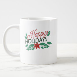 Elegant Christmas Mug – Classic Holiday Coffee & T Grote Koffiekop