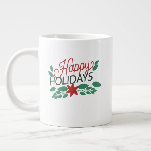 Elegant Christmas Mug – Classic Holiday Coffee & T Grote Koffiekop (Links)