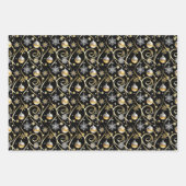 Elegant Christmas Night – Luxe Wrapping Paper Set (Voorkant 3)