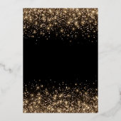 Elegant Christmas Ornaments Holiday Party  Folie Uitnodiging (Achterkant)