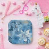 Elegant Christmas Paper Plates  Papieren Bordje (Feest)