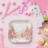 Elegant Christmas Paper Plates  Papieren Bordje (Feest)