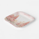 Elegant Christmas Paper Plates  Papieren Bordje (Gebogen)