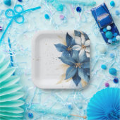 Elegant Christmas Paper Plates  Papieren Bordje (Feest)