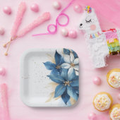 Elegant Christmas Paper Plates  Papieren Bordje (Feest)